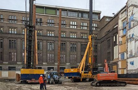 Eerste palen de grond in voor POST Rotterdam