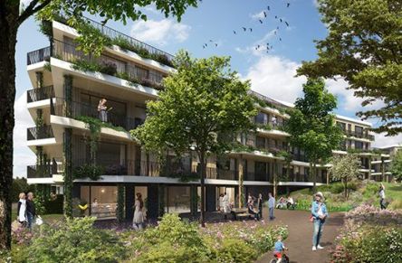 Pieters is working on wooden apartments in Pijnacker