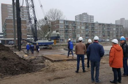 Eerst paal geslagen bij project Zuidblok