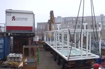 Elevator shaft installed in National monument